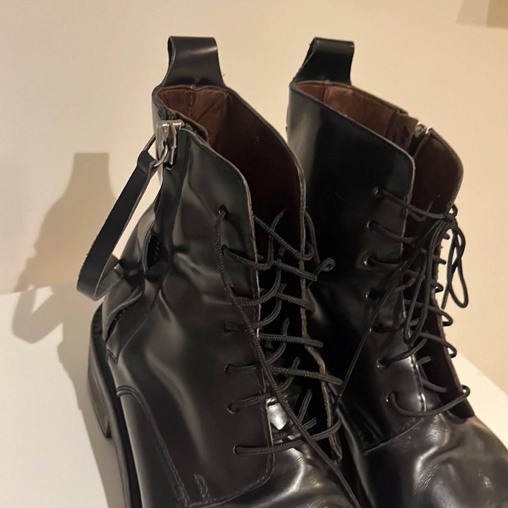 Acne boots. Beautiful leather. Worn. Size 38. Fits true to size.